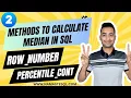2 Methods To Calculate Median With SQL How To Calculate Median in SQL Server