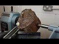 Woodturning - Holm Oak Grain Surprise