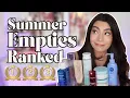 I Ranked Every Product I Emptied This Summer Honest Reviews