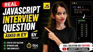 JavaScript Coding Interview Question Asked in EY Count Frequency of Array Elements