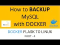 How to BACKUP MySQL database with Docker on Ubuntu