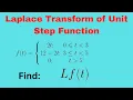 Lesson 71 Laplace Transform of Unit Step Functions V -Questions and Solutions