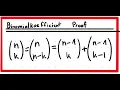 Binomial Coefficient Proof - Daishinfinity