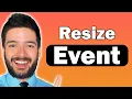 Advanced JavaScript Resize Events - Complete Guide in 1 Minute