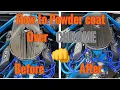 HOW TO POWDER COAT OVER CHROME