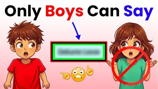 Only Boys Can Say This Word 😬 (Try it!)