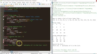 Searching through 2D Lists in Python