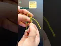 Easy sliding knot