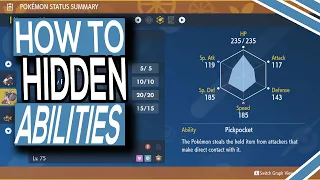 How To Get Hidden Abilities In Pokemon Scarlet Violet