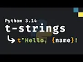 Python 3 14 The NEW T-strings are Awesome