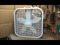Clean Service and Repair Lasko Box Fan