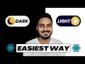 Build a Dark and Light Mode in React Js Light Dark Mode Toggle Button