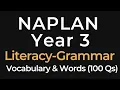 NAPLAN Training - Literacy Grammar