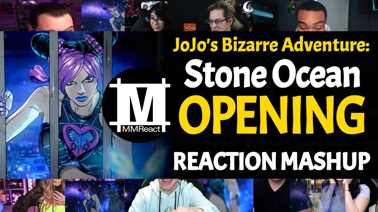 JoJo's Bizarre Adventure: Stone Ocean Opening | Reaction Mashup