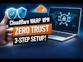 How to Set Up Cloudflare WARP VPN with Zero Trust in 3 Easy Steps part 1