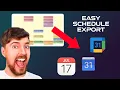 How to Export your Purdue Classes Exams and Brightspace Assignments into your Calendar