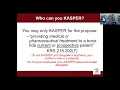 KASPER Update
