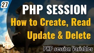 PHP SESSION in Hindi How to create read update and delete Session Learn PHP in Hindi