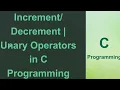 Unary Operators C - 5 Operators in C Programming Simple way with examples