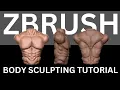 Getting Started with Sculpting ZBrush for Beginners Tutorial body sculpting - ZBrush