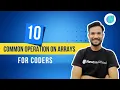 10 Common Operations on Arrays in JavaScript - Array Operations That You Should Learn In JavaScript