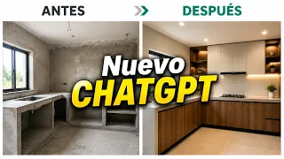 El Nuevo CHATGPT + ARQUITECTURA = Una LOCURA 🤯 (Diseña Casas e Interiores)