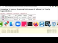 Attempting To Improve Rendering Performance Of A Large List View In AngularJS 1 2 22