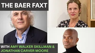 The Baer Faxt x Atlanta Art Fair Josh Baer with Anna Walker Skillman Jonathan Carver Moore