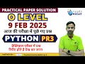 9 FEB Practical Paper Solution Python Programming PR3 M1-R5 1 O Level Practical JAN 2025