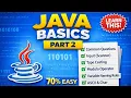 Java Part 2 Important Basics Every Beginner Must Know Java Basics