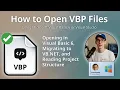VBP File Format Open Visual Basic 6 Projects