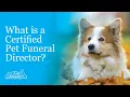 What is a Certified Pet Funeral Director