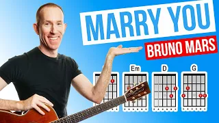 Download Marry You ★ Bruno Mars ★ Acoustic Guitar Lesson [with PDF] MP3