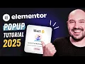 How To Make Awesome Pop-Ups With Elementor Pro Elementor Popup Tutorial