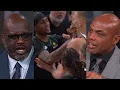 Shaq and Chuck react to Jokic getting heated at McDaniels for scoring at end of game