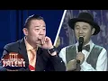 Download Lagu The judges are WOWED as this singer duets with himself! | China's Got Talent 2011 中国达人秀