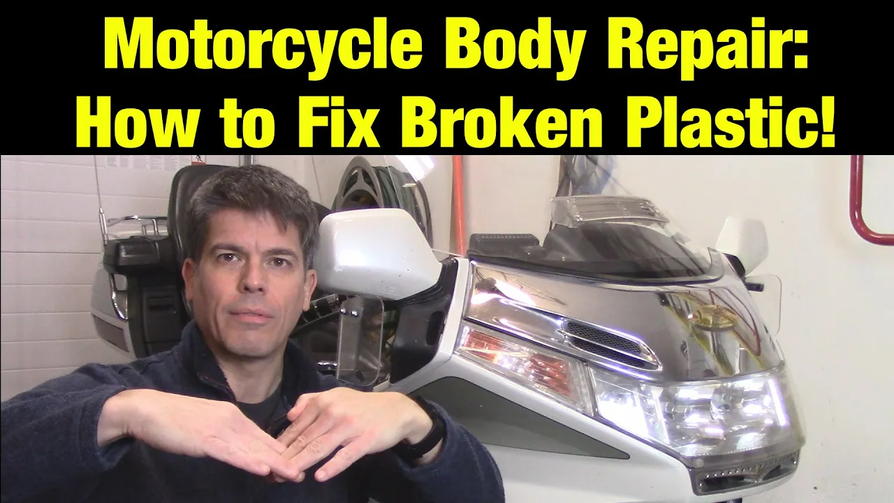 How to repair cracked and broken plastic on your motorcycle bodywork