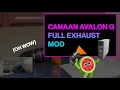 Canaan Avalon Q Bitcoin Miner - FULL EXHAUST Mod