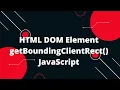 JavaScript Tutorial in Hindi HTML DOM getBoundingClientRect JavaScript