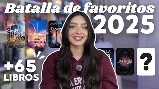 Batalla de LIBROS FAVORITOS de 2025 | TODAS mis lecturas + GANADOR 📚✨