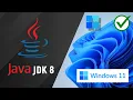 How to Install Java JDK 8 on Windows 11