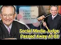 Frank Caprio Dead At 88 Rhode Island Judge Dies Caught in Providence Cause Of Death Died