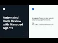 Automating Code Reviews with Managed Agents