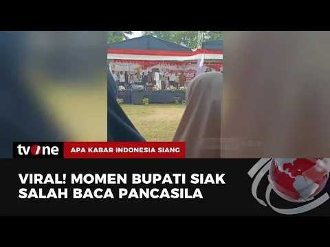 Bupati Siak Salah Baca Sila ke 4 Pancasila, Dikoreksi Ramai-ramai