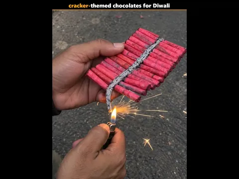 Diwali में patakhe वाली chocolates #diwali #chocolate #viralvideos