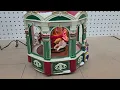 Mr Christmas Holiday Carousel eBay demo