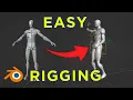 EASY and QUICK Character Rigging in Blender - Blender Basics Tutorial