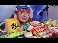 【ASMR】クレヨンしんちゃんを食べる🖍🌻韓国旅行Vlog