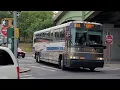 MTA Bus Company 2007 MCI D4500CL 3318 On The QM18 At Queens Boulevard Eliot Avenue