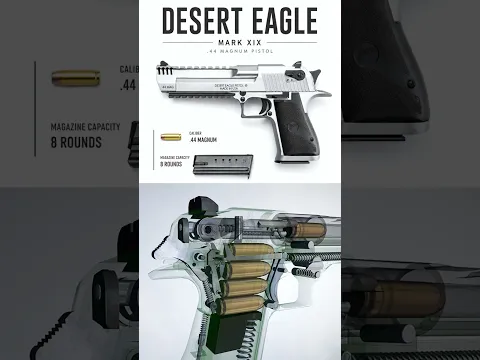 How a Desert Eagle works #Inside  #mechanic  #cutaway
